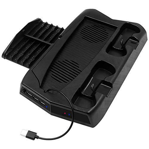 [UPGRADED VERSION] Cooling Fan Charging Station Vertical Stand Charger Compatible - JOY2ESpree