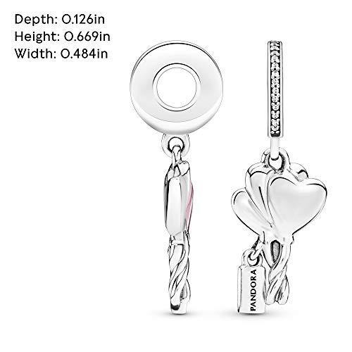 Pandora Jewelry Happy Bday Balloon Dangle Cubic Zirconia Charm in Sterling Silver - JOY2ESpree