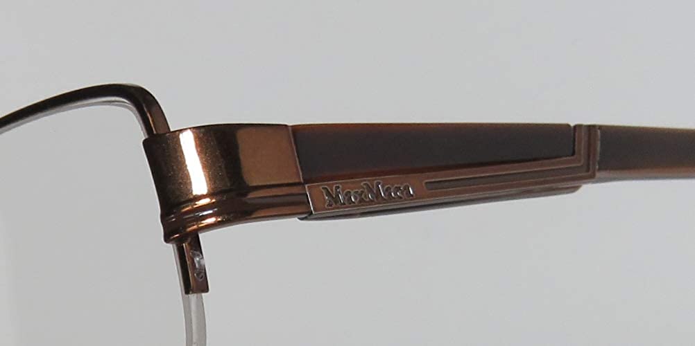 Max Mara 1085 Womens/Ladies Designer Half-rim Spring Hinges Brand Exclusive Collectible Eyeglasses/Eyewear