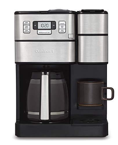 Cuisinart SS-GB1 Coffee Center Grind & Brew Plus Silver, 10.75"(L) x 11.73"(W) x 15.93"(H) - JOY2ESpree