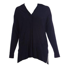 
                        
                          गैलरी व्यूवर में इमेज लोड करें, Marina Rinaldi Women's Malia V-Neck Tunic Cardigan Large Navy - JOY2ESpree
                        
                      