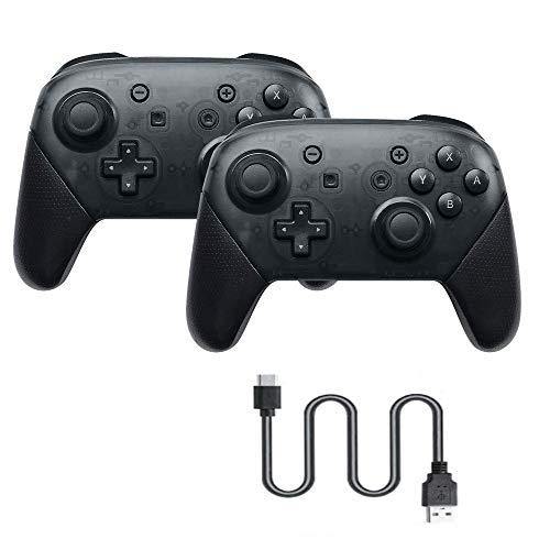 Wireless pro Game Controller 2-Pack for Nintendo Switch by Gamebound (2 Pack Black) - JOY2ESpree