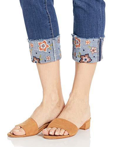 Jag Jeans Women's Carter Girlfriend Jean with Embroidered Cuff