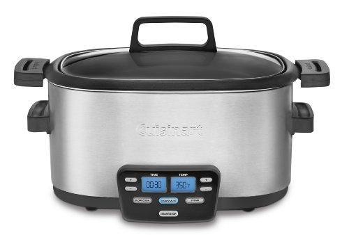 Cuisinart MSC-600 3-In-1 Cook Central 6-Quart Multi-Cooker: Slow Cooker, Brown/Saute, Steamer - JOY2ESpree