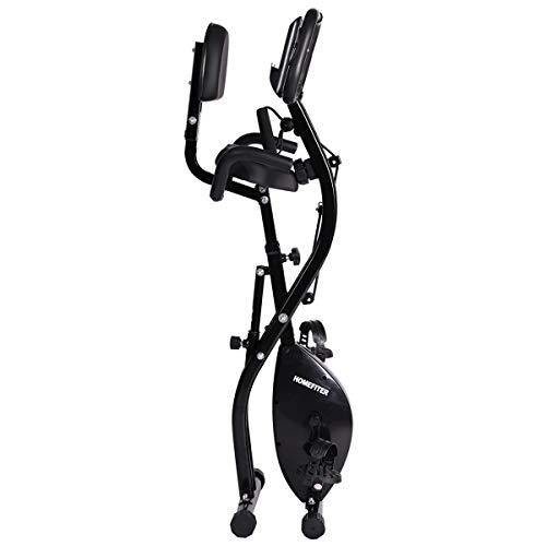 Folding Exercise Bike Indoor Cycling Bike Magnetic Resistance Upright - JOY2ESpree