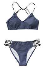 
                        
                          Load image into Gallery viewer, CUPSHE Women’s Bikini Swimsuit Leaf Print Two Piece Bathing Suit
                        
                      