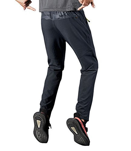 Rdruko Men's Jogger Casual Pants Lightweight Breathable Quick Dry Hiking Running Outdoor Sports Pants