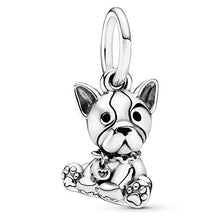 
                        
                          Load image into Gallery viewer, Pandora Jewelry Bulldog Puppy Dog Dangle Sterling Silver Charm - JOY2ESpree
                        
                      