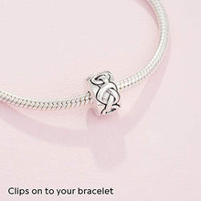 
                        
                          Load image into Gallery viewer, Pandora Jewelry Knotted Hearts Clip Sterling Silver Charm - JOY2ESpree
                        
                      
