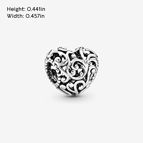 Pandora Jewelry Regal Heart Sterling Silver Charm - JOY2ESpree