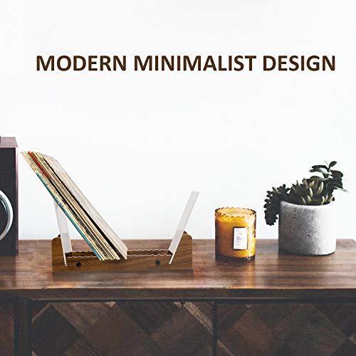 siemsove Vinyl Record Storage Holder-Showcase Your Favorite LPs - JOY2ESpree