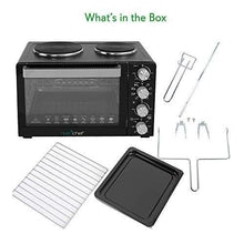
                        
                          Muat gambar ke penampil Galeri, NutriChef Kitchen Convection Electric Countertop Rotisserie Toaster Oven Cooker with Food Warming Hot Plates, 30+ Quart (AZPKRTO28) - JOY2ESpree
                        
                      