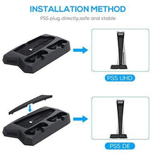 
                        
                          Muat gambar ke penampil Galeri, Vertical Stand for Playstation 5 with Cooling Fan Charging Station - JOY2ESpree
                        
                      
