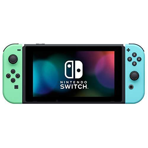 Nintendo Switch Animal Crossing: New Horizons Edition Green and Blue Joy-Con 32GB Console - JOY2ESpree