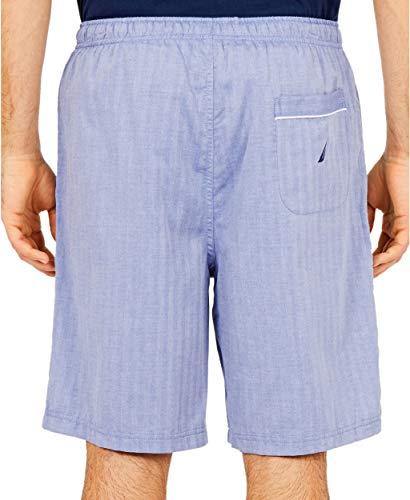 Nautica Men's Soft Woven 100% Cotton Elastic Waistband Sleep Pajama Short - JOY2ESpree