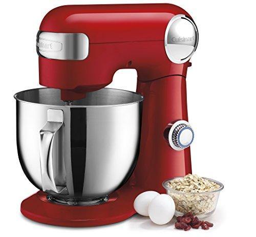 Cuisinart SM-50R 5.5-Quart Stand Mixer, Ruby Red - JOY2ESpree