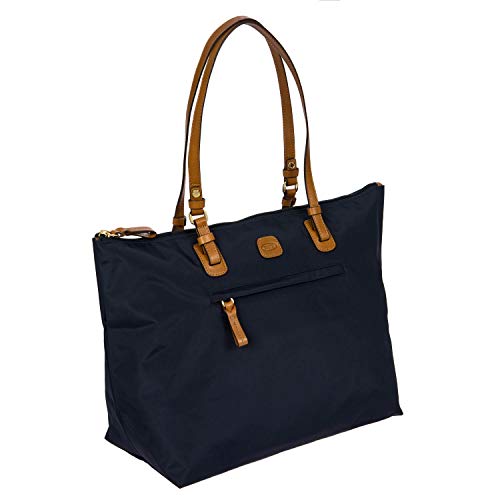 Bric's Women's x-Travel 2.0 Large Sportina Shopper Tote Bag, Navy, One Size