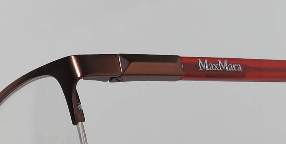 Max Mara 1184 Womens/Ladies Designer Half-rim Flexible Hinges Shape Authentic Exclusive Eyeglasses/Glasses
