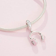 
                        
                          Load image into Gallery viewer, Pandora Jewelry Headphones Dangle Cubic Zirconia Charm in Sterling Silver - JOY2ESpree
                        
                      