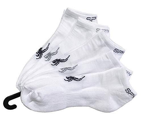 Spyder - 5-pair LOW CUT Socks - White with Spyder Emblem