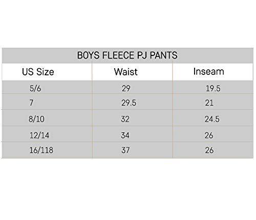 Real Essentials 3 Pack Boys Pajama Pants Super Soft Fleece PJ Lounge Bottoms for Kids - JOY2ESpree
