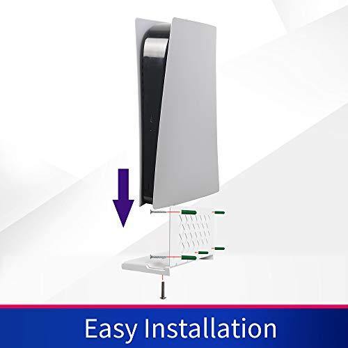 Wall Mount Bracket for PlayStation 5 Console（PS5), Stable Metal Wall Holder for PS5 - JOY2ESpree
