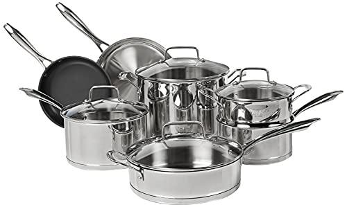Cuisinart 11-Piece Professional Stainless Cookware Set - JOY2ESpree