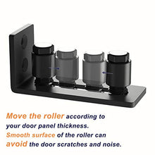 
                        
                          गैलरी व्यूवर में इमेज लोड करें, SMARTSTANDARD Sliding Barn Door Bottom Adjustable Floor Guide Roller, Black, Smoothly and Quietly, Easy to Install (2 Rollers)
                        
                      