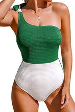 
                        
                          將圖片載入圖庫檢視器 CUPSHE Women's One Piece Swimsuit Color Block One Shoulder Bowknot Bathing Suit
                        
                      