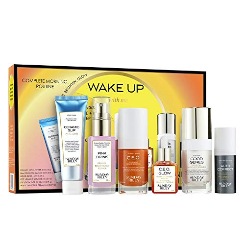 Sunday Riley Wake Up With Me Complete Brightening Morning Routine Kit