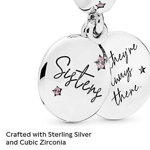 Pandora Jewelry Forever Sisters Dangle Cubic Zirconia Charm in Sterling Silver - JOY2ESpree