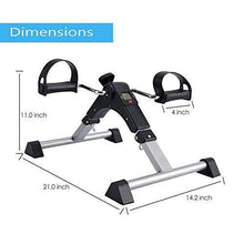 
                        
                          Cargar imagen en el visor de la galería, iHomey Folding Pedal Exerciser Portable Under Desk Bike for Leg and Arm Physical Therapy Mini Cylcing Bike with LCD Display - JOY2ESpree
                        
                      
