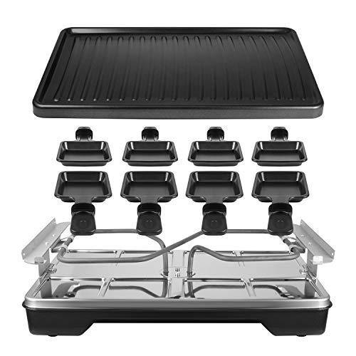 AONI Raclette Table Grill, Electric Korean BBQ Grill Indoor Cheese Raclette for 8 Person - JOY2ESpree