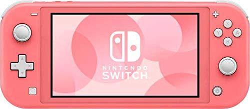 Newest Nintendo Switch Lite - Coral Game Console, 5.5” LCD Touch 1280x720 Screen, Built-in +Control Pad, WiFi, Bluetooth with GalliumPi 10-in-1 Bundle - JOY2ESpree