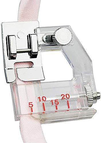 Pili-Paradise Presser Foot 2 Pcs Set Include Adjustable Guide Foot & Bias Binder Foot