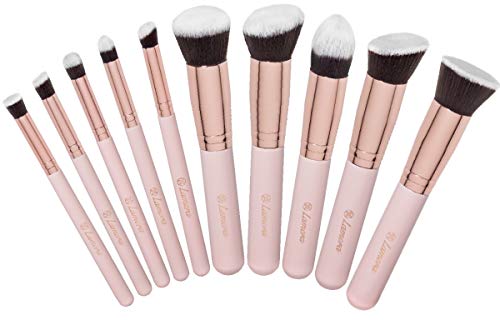 Kabuki Makeup Brush Set - Foundation Powder Blush Concealer Contour Brushes
