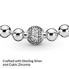 
                        
                          將圖片載入圖庫檢視器 Pandora Jewelry Beads and Pave Cubic Zirconia Necklace in Sterling Silver, 17.7" - JOY2ESpree
                        
                      