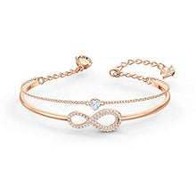 
                        
                          画像をギャラリービューアに読み込む, SWAROVSKI Women's Infinity Jewelry Collections, Rhodium Finish, Rose Gold Tone Finish, Clear Crystals - JOY2ESpree
                        
                      