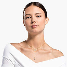 
                        
                          Load image into Gallery viewer, SWAROVSKI Women's Symbolic Lotus Necklace, White, Gold-tone plated - JOY2ESpree
                        
                      