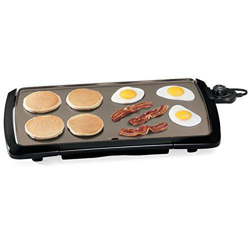 Presto 07055 Cool-Touch Electric Ceramic Griddle, 20", Black - JOY2ESpree