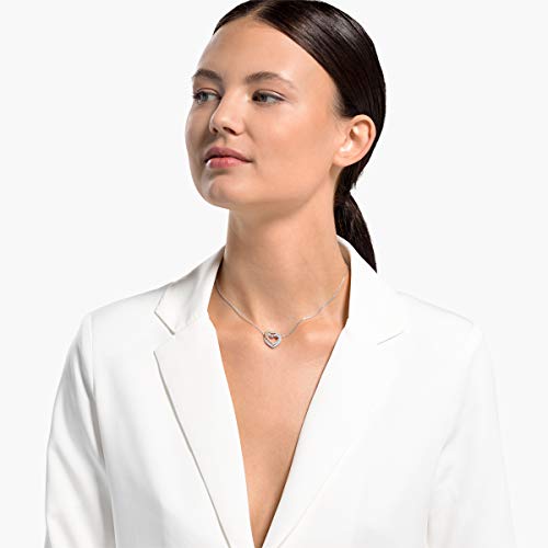 SWAROVSKI Women's Infinity Heart Jewelry Collection, Rose Gold Tone & Rhodium Finish, Clear Crystals - JOY2ESpree
