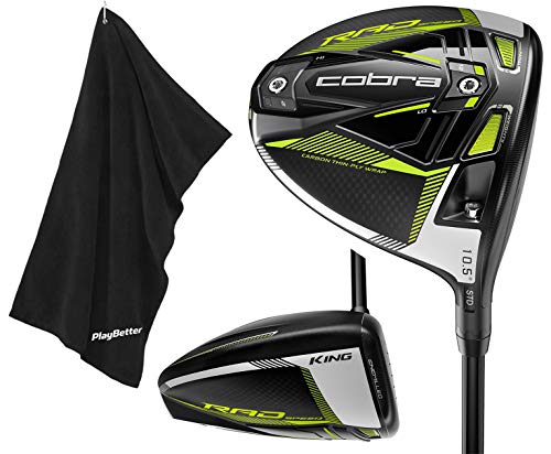 Cobra Golf 2021 RADSPEED Men's Driver Bundle with PlayBetter Premium Caddy Towel . - JOY2ESpree