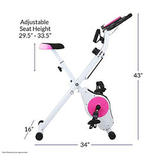 
                        
                          將圖片載入圖庫檢視器 Xspec Indoor Foldable Stationary Upright Exercise Cardio Workout Cycling Bike with 16-Level Resistance, Magenta/Lime - JOY2ESpree
                        
                      