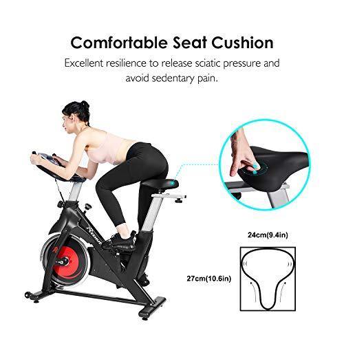 Reehut Exercise Bikes Stationary for Home, Spin Bike with Screen Cycling Bike Magnetic Resistance - JOY2ESpree