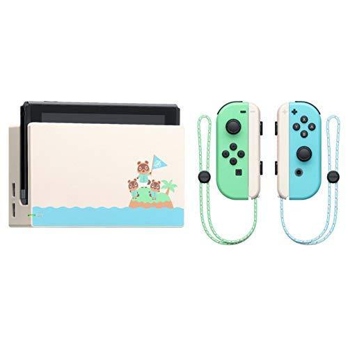 Nintendo Switch Animal Crossing: New Horizons Edition Green and Blue Joy-Con 32GB Console - JOY2ESpree