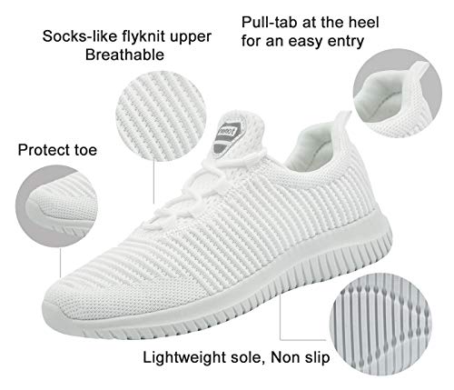 riemot Mens Womens Running Shoes Non Slip Gym Sneakers Lightweight Athletic Walking Sport Tennis Shoe