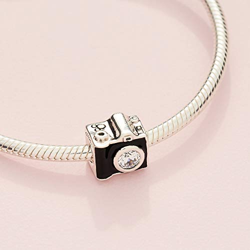 Pandora Jewelry Vintage Camera Cubic Zirconia Charm in Sterling Silver - JOY2ESpree
