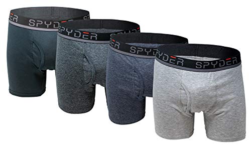 Spyder Men's Boxer Briefs Pro Cotton Sports Underwear