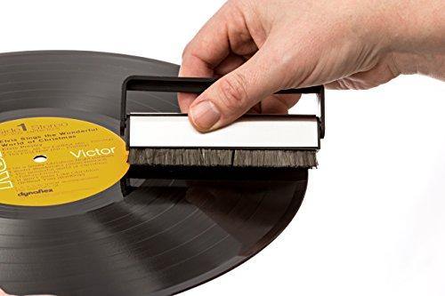 Vinyl Record Cleaning Brush Set - Carbon Fiber Brush, Microfiber Cloth and Anti-Static Solution Kit by Record-Happy. - JOY2ESpree