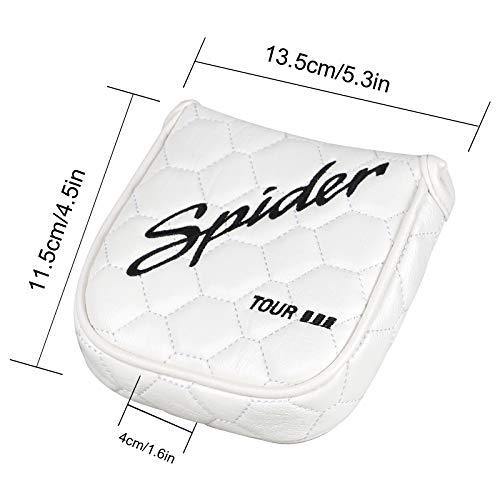 mytag Golf Heel Shafted Mallet Putter Headcover Strong Magnetic Closure for Taylormade Spider Tour - JOY2ESpree